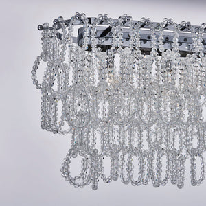 Loops 9L linear crystal chandelier - 044861-010-FR001 *