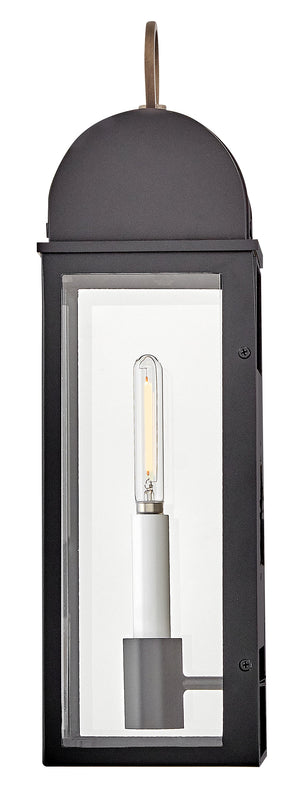 Campbell 1L wall mount lantern - 10660BK-BU