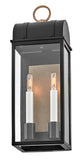 Campbell 2L wall mount lantern - 10664BK-BU