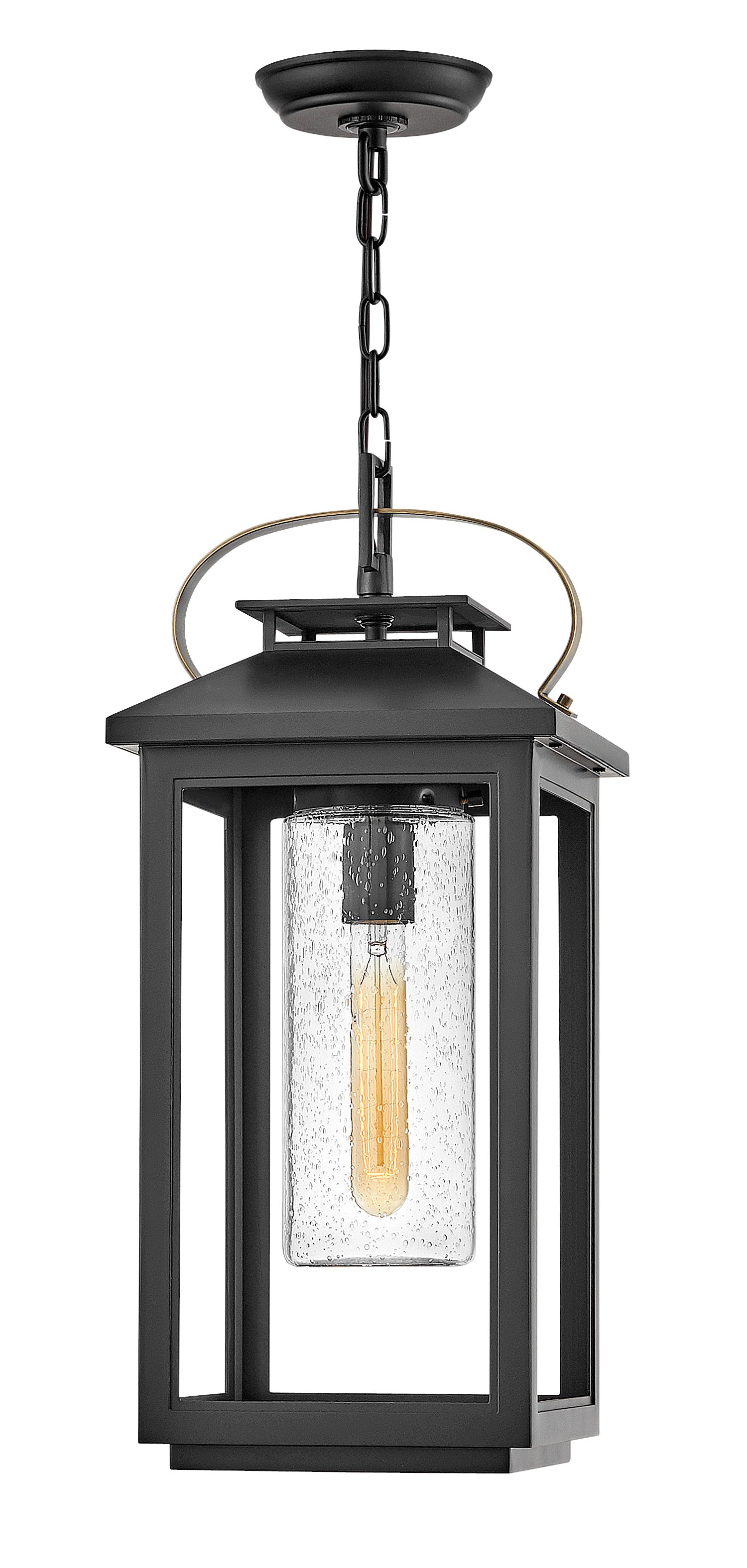 Atwater 1L hanging lantern - 1162BK *