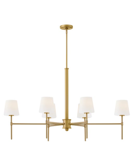 Saunders 6L linear chandelier - 46955LCB
