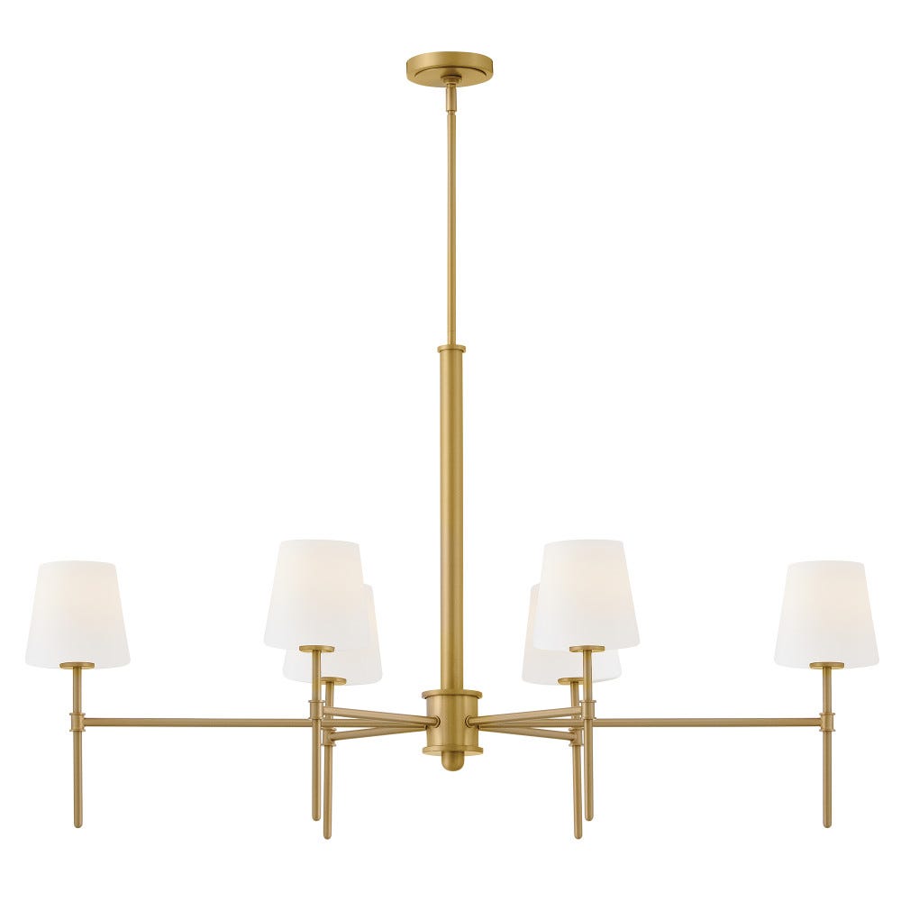 Saunders 6L linear chandelier - 46955LCB
