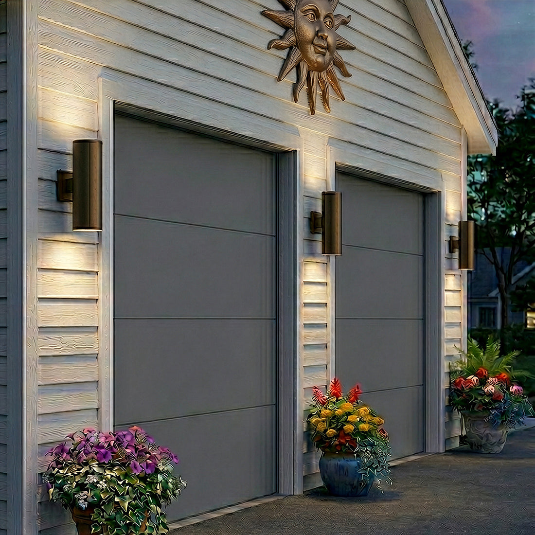 Silo 2L Outdoor Sconce - 13595AZ-LL *
