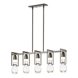 Apothecary 5L linear chandelier - 137810 *