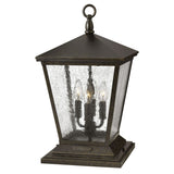 Trellis 4L outdoor pier mount lantern - 1437RB *