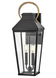 Dawson 2L Wall Mount Lantern - 17504BK
