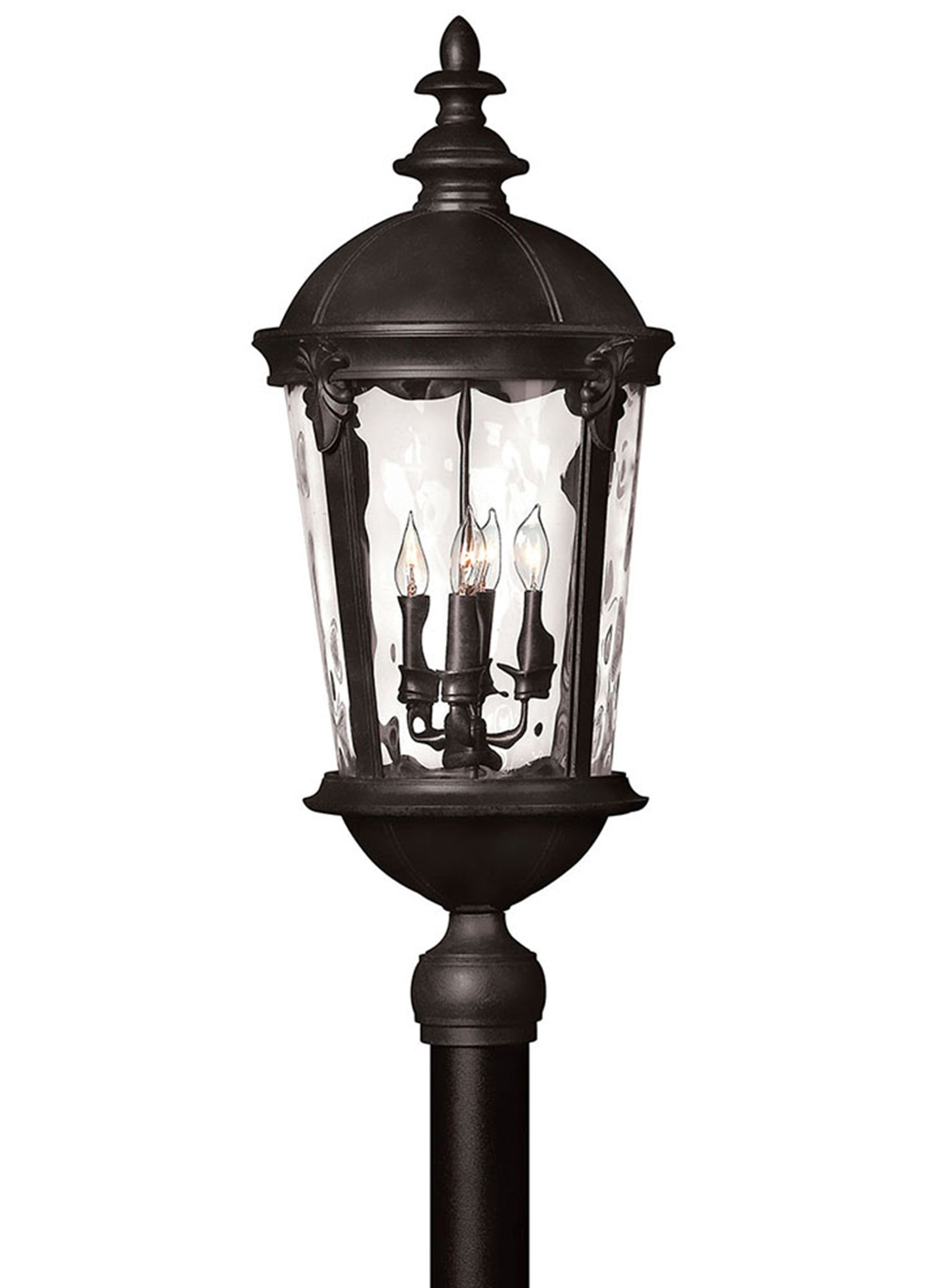 Windsor 4L pier mount lantern - 1891BK