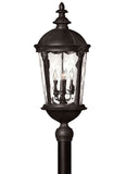 Windsor 4L pier mount lantern - 1891BK