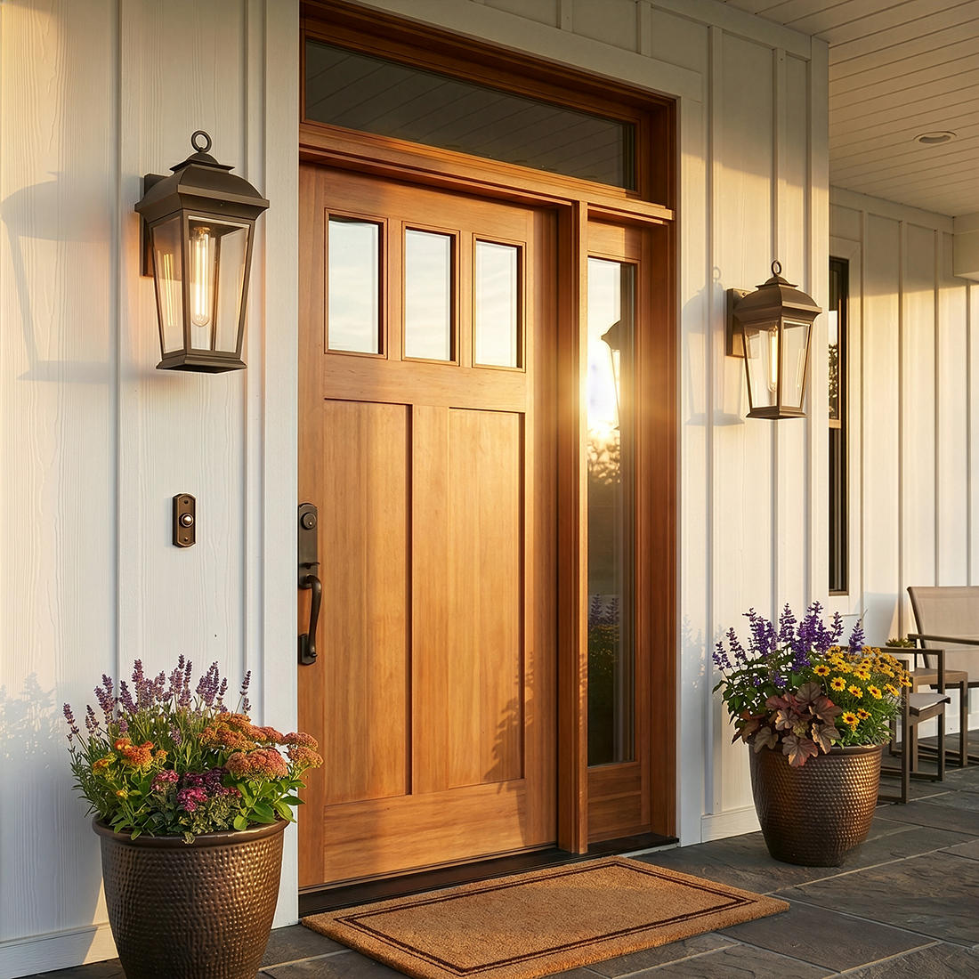 Hawthorne 1L outdoor lantern - 19690BLB