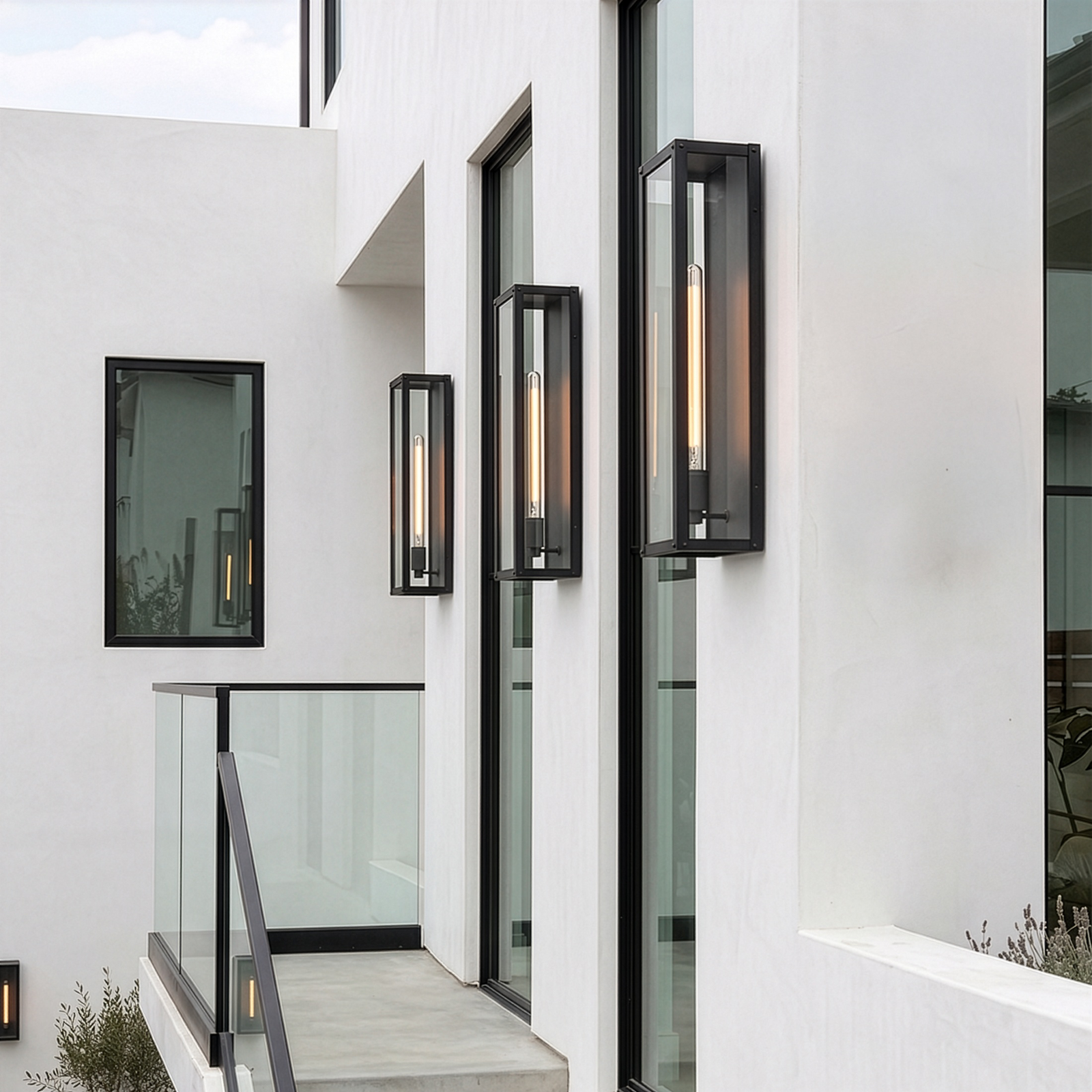 Max 1L outdoor lantern - 28854BK