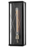 Monte 1L wall sconce lantern - 28884BK