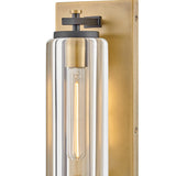 Lourde 1L wall lantern - 28920HB-LL