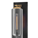 Lourde 1L outdoor wall lantern - 28920BK-LL *