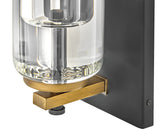 Lourde 1L outdoor wall lantern - 28925BK-LL *
