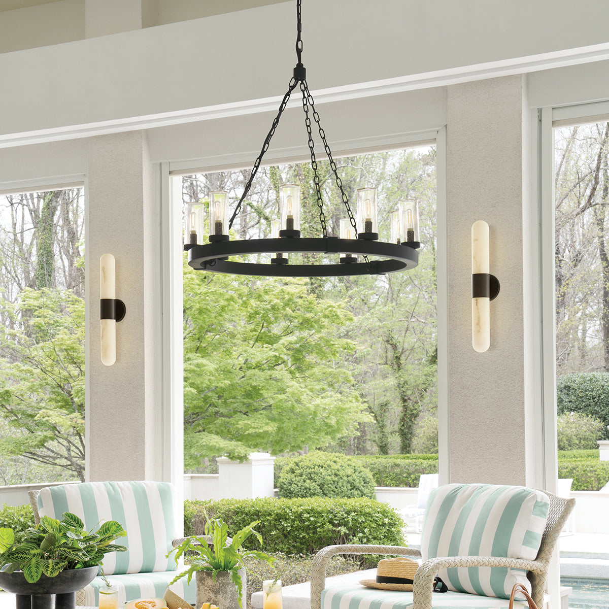 Sawyer 9L Chandelier - 29208BK *