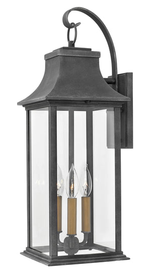 Adair 1L Outdoor Lantern, Aged Zinc - 2935DZ