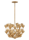 Flora 3L medium chandelier/ semi-flush mount - 30011BNG