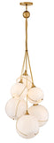 Skye 6L multi tier chandelier-30306HBR-CO