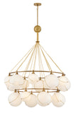 Skye 18L two-tier chandelier-30308HBR-CO