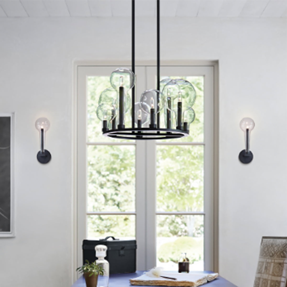 Alchemy 8L chandelier - 30526BK