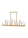 Alchemy 10L linear chandelier - 30528LCB