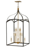 Clarendon 12L Chandelier - 3419BZ