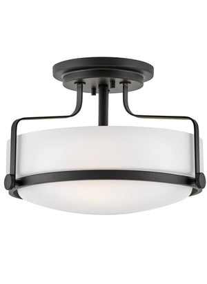 Harper 3L medium semi-flush mount - 3641BK