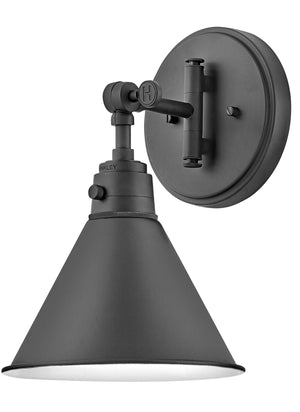 Arti 1L adjustable wall sconce - 3691BK