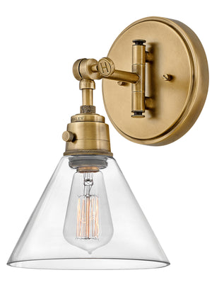 Arti 1L audjustable wall sconce - 3691HB-CL