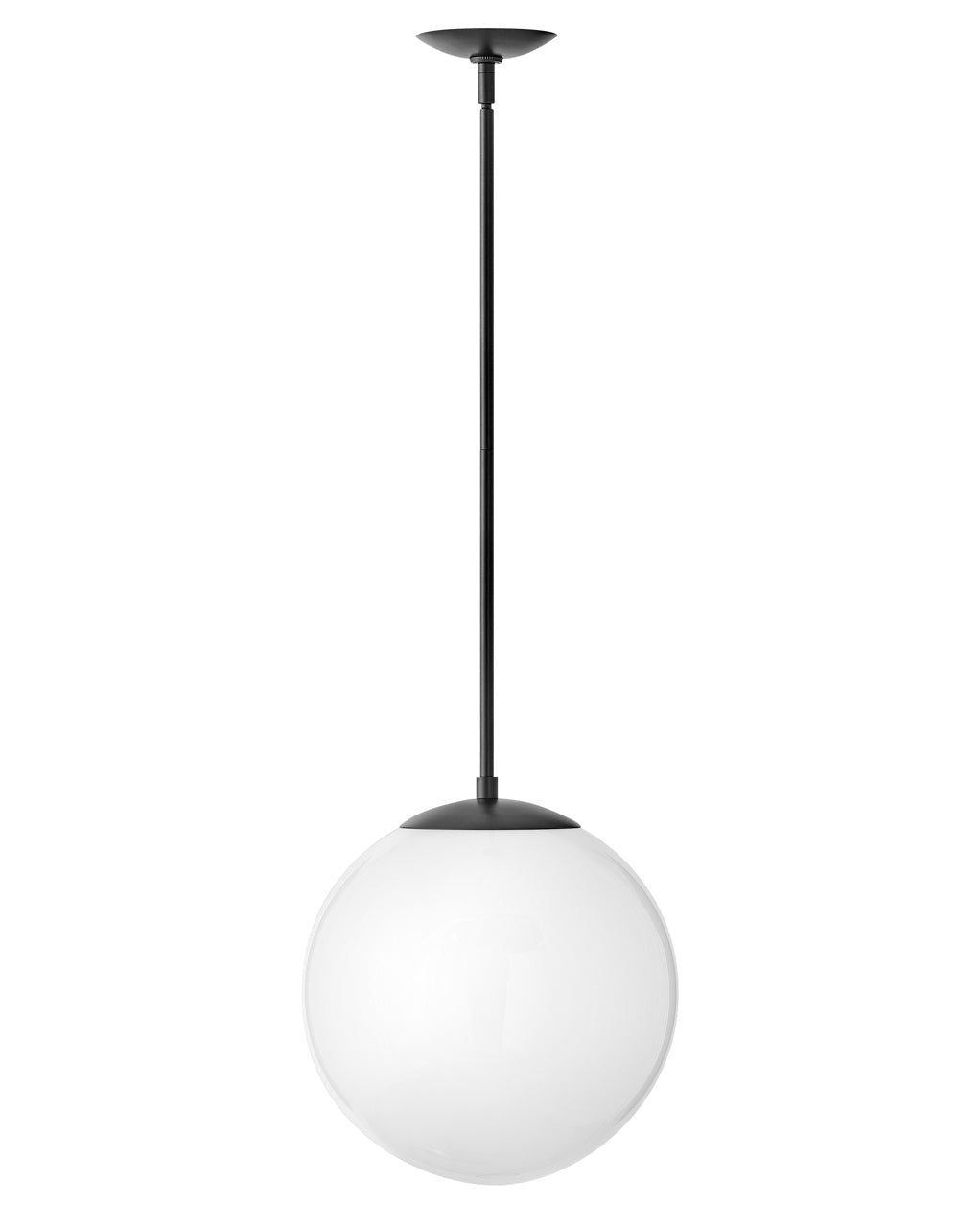 Warby 1L Pendant - 3744BK-WH