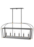 Selby 6L Linear Pendant - 4054BK