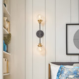 Poppy 2L wall sconce - 40692BK *