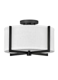 AXIS 2L Medium Semi-Flush Mount - 41706BK