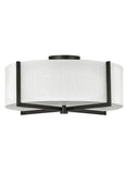 AXIS 3L Medium Semi-Flush Mount - 41708BK