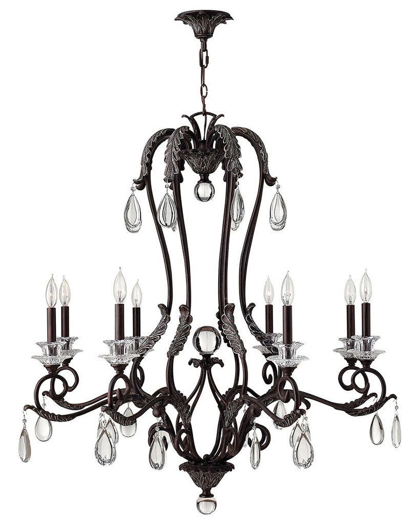 Marcella 8L Chandelier - 4404GR