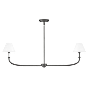 Greta 2L linear chandelier - 45164BLB