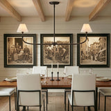 Greta 2L linear chandelier - 45164BLB