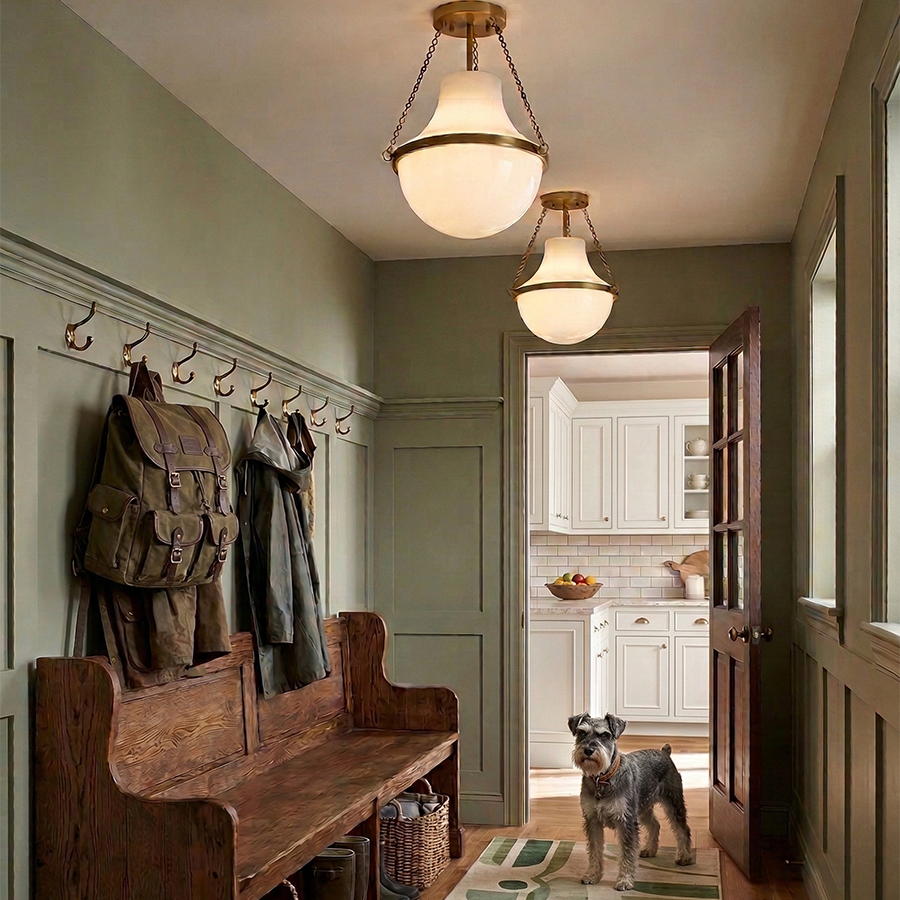 Collins 1L Semi-Flush Mount - 46891HB *