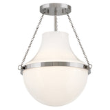Collins 1L Semi-Flush Mount - 46891PN *