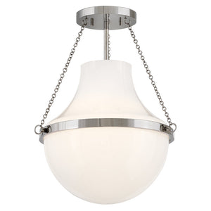 Collins 1L Semi-Flush Mount - 46891PN *
