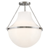 Collins 1L semi-flush mount - 46893PN *