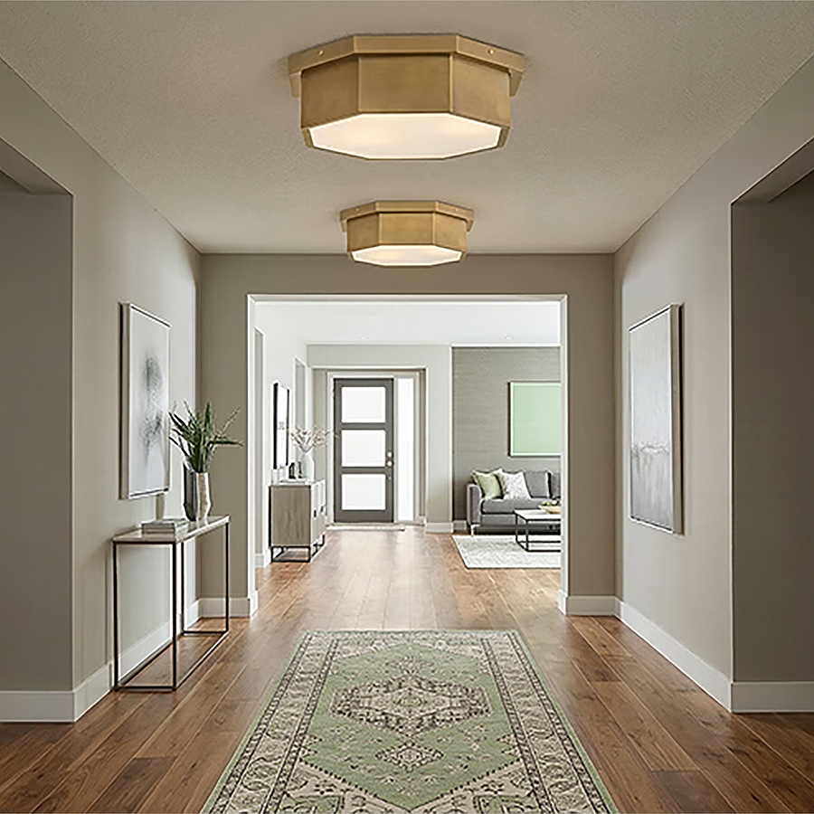 Facet 3L Flush Mount - 46993HB *