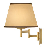 Sonia 1L swing arm wall light - 47510LCB *