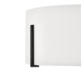 Halle 3L semi-flush mount ceiling fixture - 47571BK *