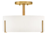 Halle 3L semi-flush mount - 47571LCB *