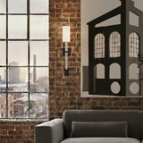 Anika 1L Sconce - 47610BK *