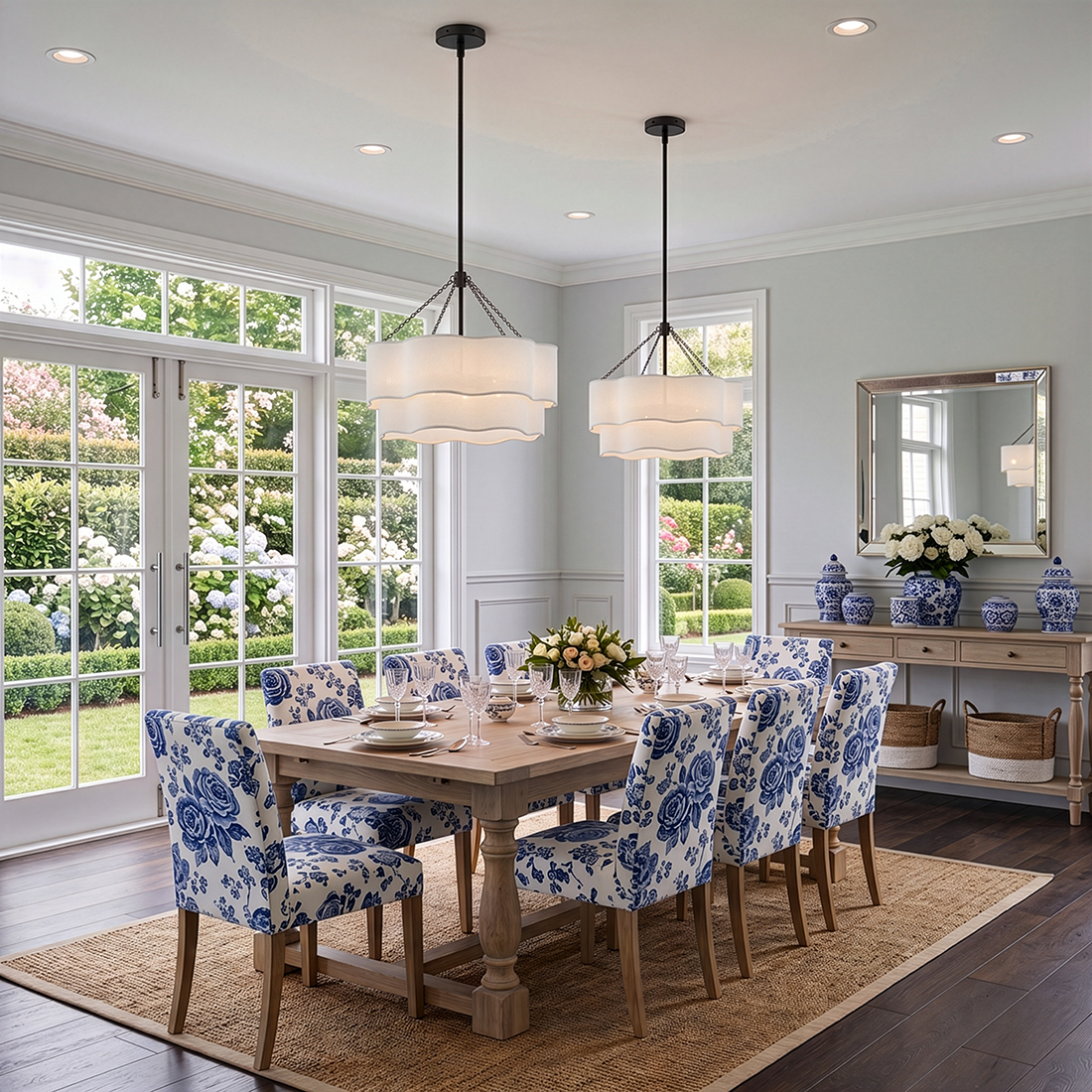 Gwen 5L chandelier - 47734BK *