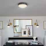 Oliver 3L Medium Flush Mount - 39053BK