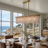 Indra 5L linear chandelier - 48605LCB *