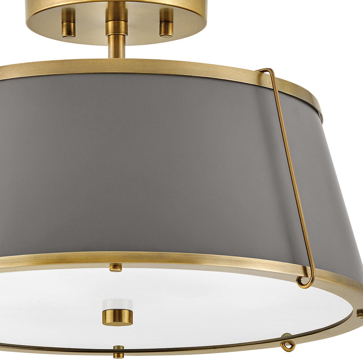 Clarke 2L Medium Semi-Flush Mount - 4893LDB *